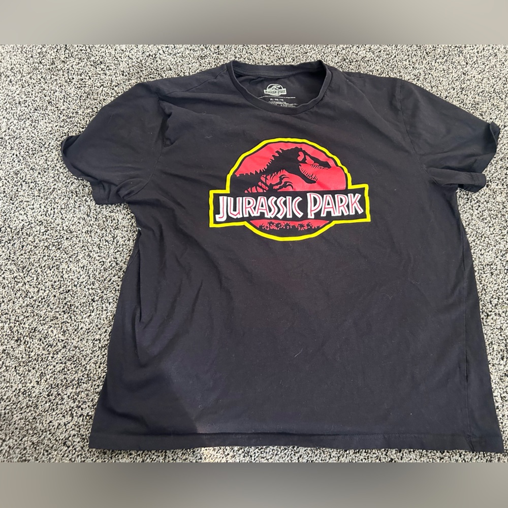 Jurassic Park Black Kids‎ T-Shirt XL